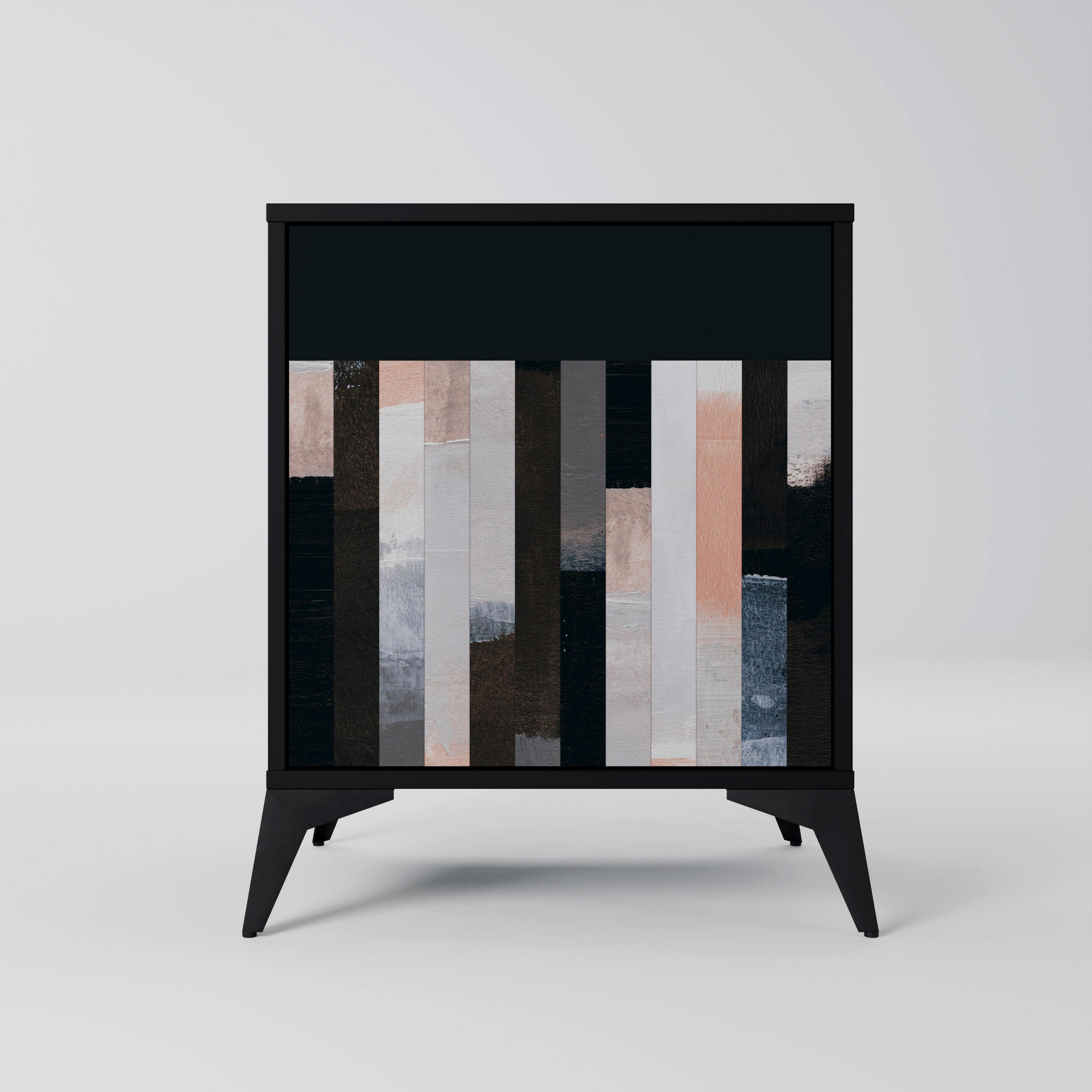 SpaceRebels Sideboard Schwarz 57.5x70.5x42 cm