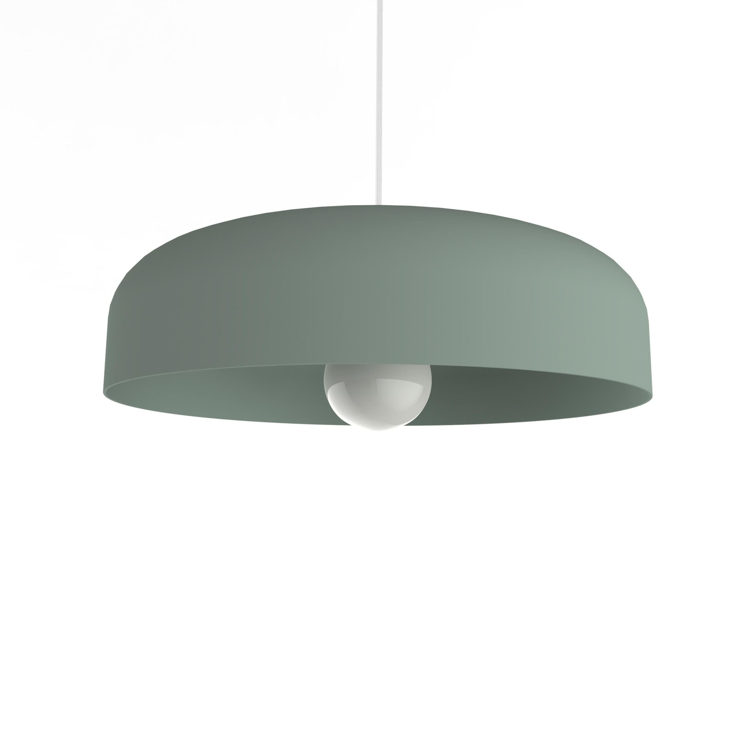 HÄNGELEUCHTE - Grün, Metall (40/40/10cm) - Lumicom