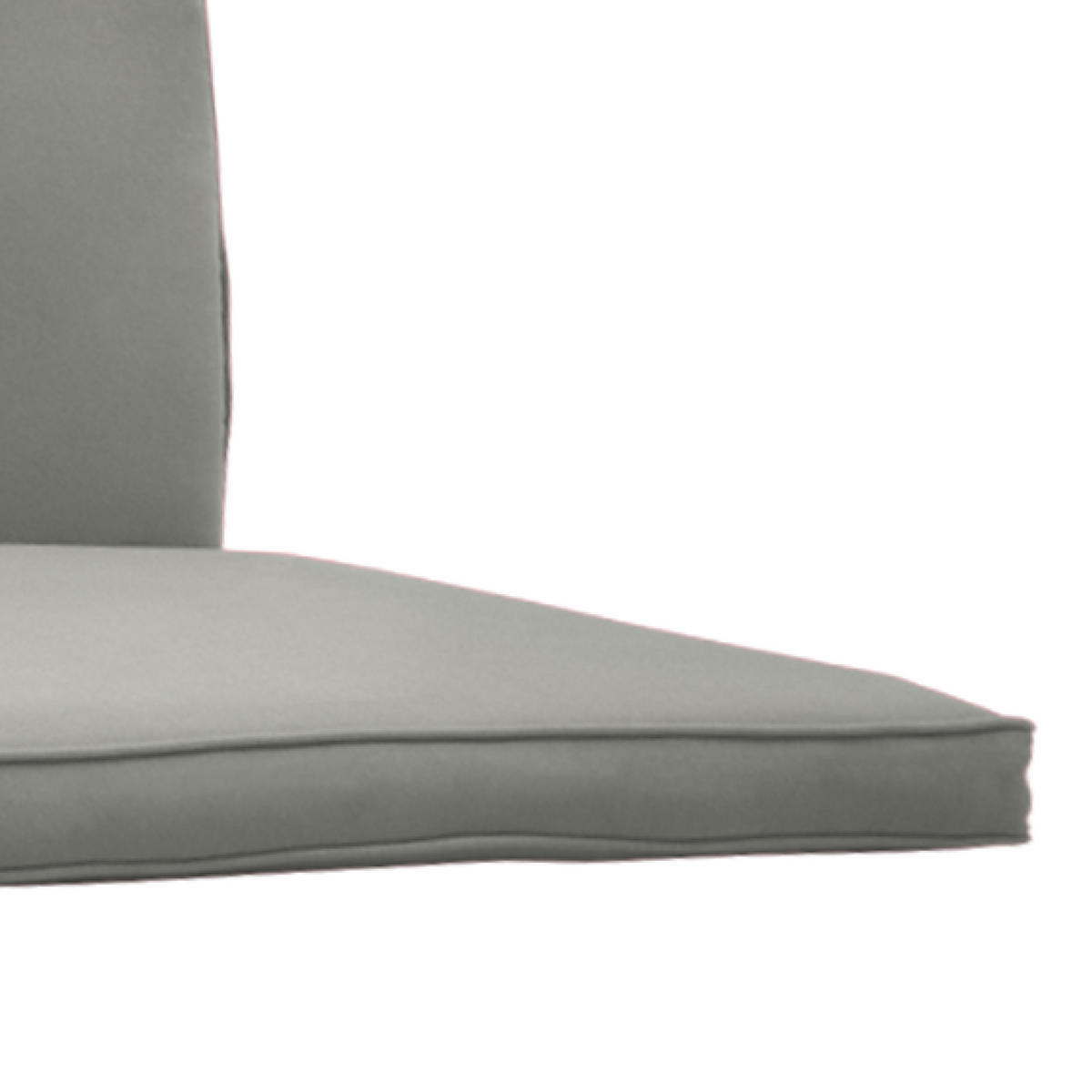 AUFLAGE für Hollywoodschaukel Loft HS - Hellgrau, Textil (50/6/180cm) - Beautissu 