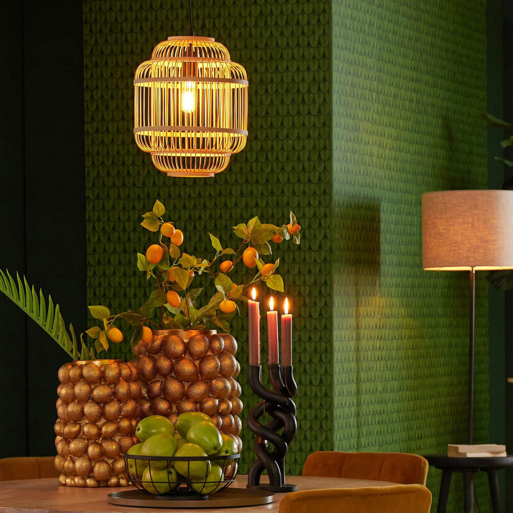 Thumbnail - Luqaza Pendelleuchte, Natur, Holz, Freiform, 30x36x30 cm, CE, Lampen & Leuchten, Innenbeleuchtung, Hängelampen, Pendelle...