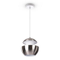 PENDELLEUCHTE Ben - Weiß/Grau, Metall (20/20/20cm) - Paco Home