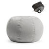 OUTDOOR POUF Der Kugelige - Grau, Textil (60/40/60cm) - Mokebo
