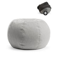 OUTDOOR POUF Der Kugelige - Grau, Textil (60/40/60cm) - Mokebo