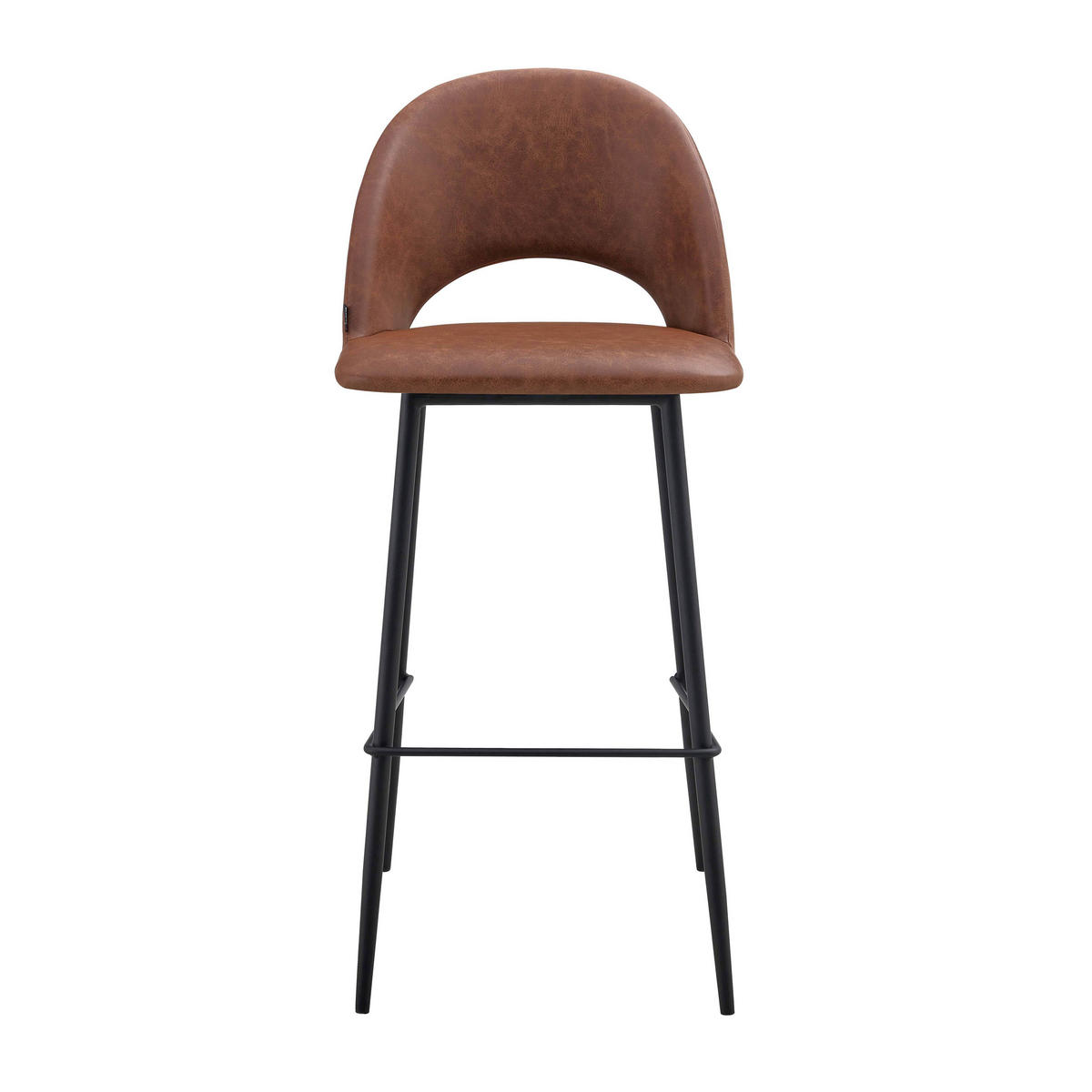 BARHOCKER 2-tlg., Braun - Braun, Metall (44/103/51cm) - Oviala