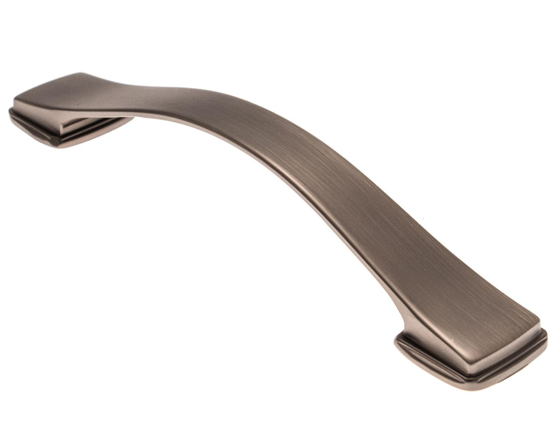 MÖBELGRIFF BA 128/160mm Küchengriff dunkel gebürstet Schrankgriff Industrie-Look - Braun, Metall (1.5/2.8/17cm) - Livingpoint24