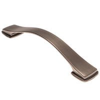 MÖBELGRIFF BA 128/160mm Küchengriff dunkel gebürstet Schrankgriff Industrie-Look - Braun, Metall (1.5/2.8/17cm) - Livingpoint24