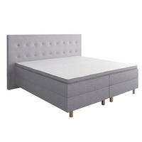 BOXBETT Neo First Class Bett Polsterbett - Silberfarben, Holz/Holzwerkstoff (160/200cm) - Best For Home