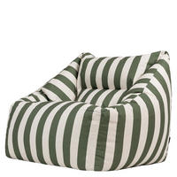 SITZSACK Sessel Natalia Streifen - Olivgrün, Textil (97/73/84cm) - icon