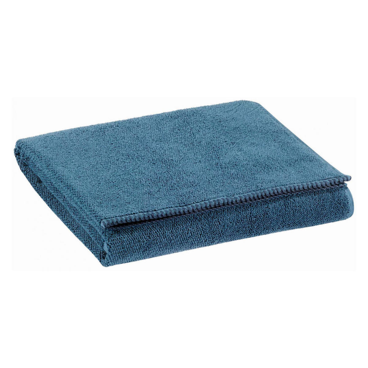 BADETUCH Bora stahlgrau 90 x 150 cm - Edelstahlfarben, Textil (90/150cm) - Vivaraise