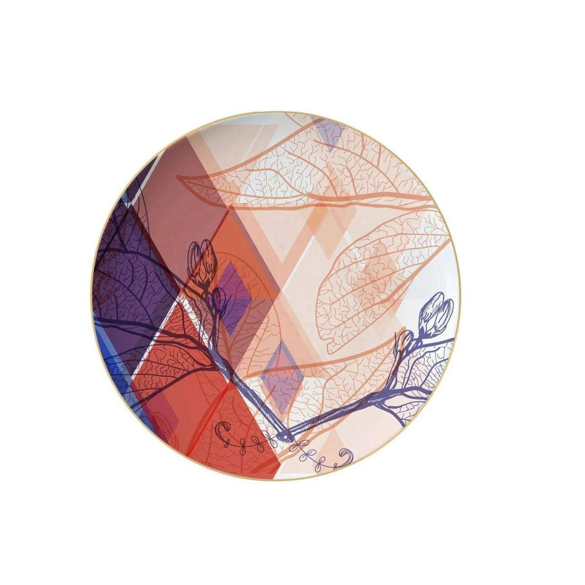 TELLERSET Klassisch Luxus Bone China Weiß Gold 4tlg Ø30 Ø27 Ø20 Ø16 cm - Multicolor, Keramik (30/2/2cm) - Quality Elegance