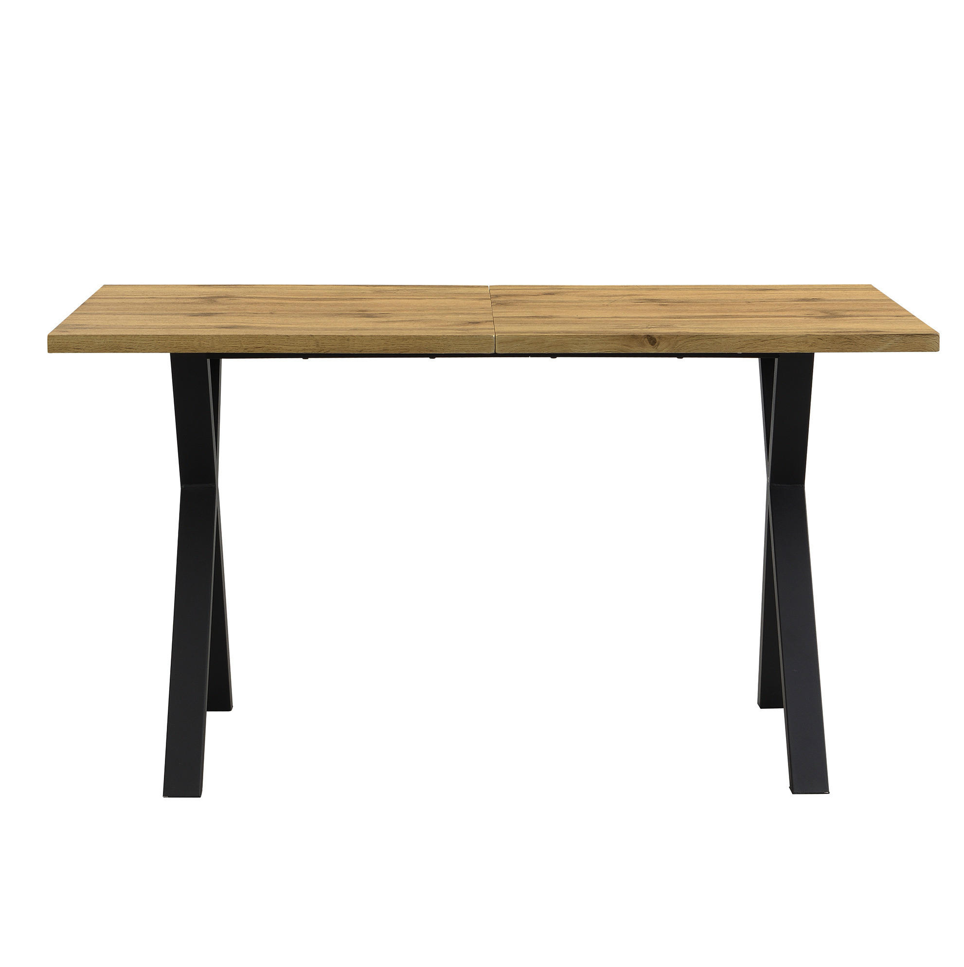 Redom NÍZKÁ komoda 140/80/76 cm s křížovou podnoží, moderní minimalistický styl, Dub