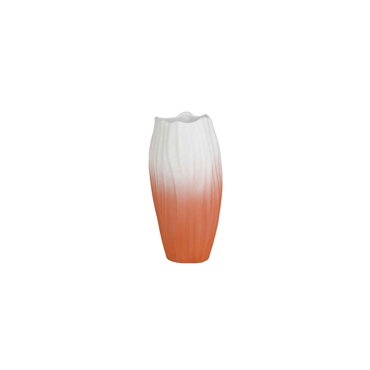 VASE Spirulina, Biskuit-Porzellan, Rot, 16.5 cm - Rot, Keramik (16.5cm) - Goebel