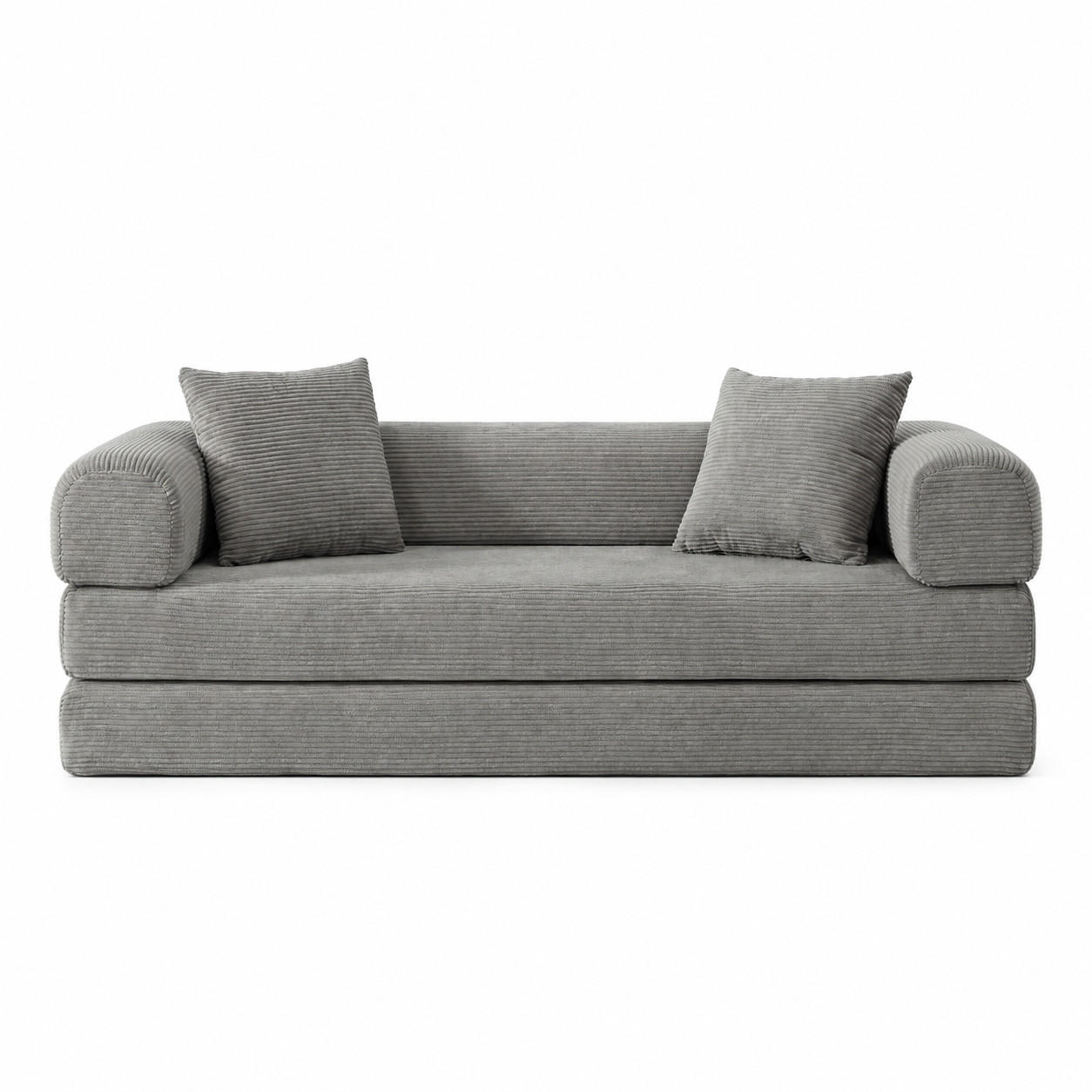 Oxeza Schlafsofa Taupe 89x59x195 cm