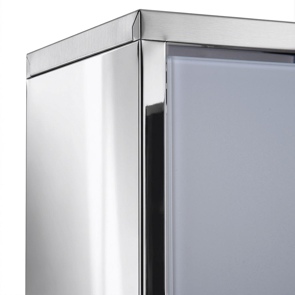 MEDIZINSCHRANK DE-15868 3 Ebenen, abschließbar Edelstahl - Silberfarben, Metall (18/50/30cm) - ComfortXL