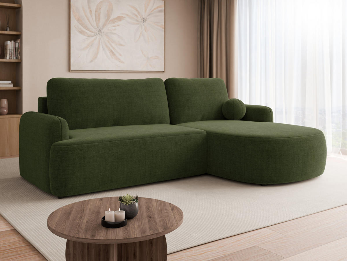 COLTAR Loridu Premium, Dreapta - verde/negru, material plastic/material textil (174/250cm) - MIRJAN24