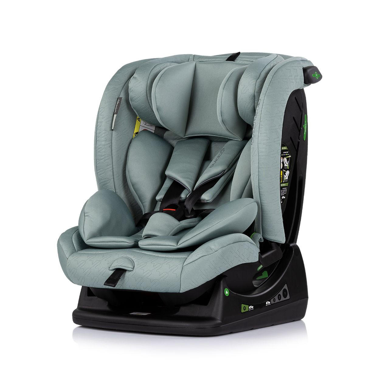 KINDERSITZ Aviato i-Size tuerkis (40 - 150 cm) Gruppe 0/1/2/3, verstellbar - Türkis, Kunststoff (44/58/51cm) - Chipolino