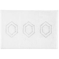 BADTEPPICH ELEGANCE WEISS-SILBERLUREX - 151 - Weiß, Textil (60/90cm) - Rhomtuft