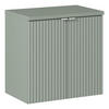 WASCHTISCHUNTERSCHRANK 60 cm 2 Teile - Line Reed Green L BM99 in Schilfgrün - Grün, Holz (60/57/40cm)
