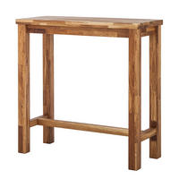 BARTISCH - Eiche massiv - Eichefarben, Holz (45/108/107cm) - home24