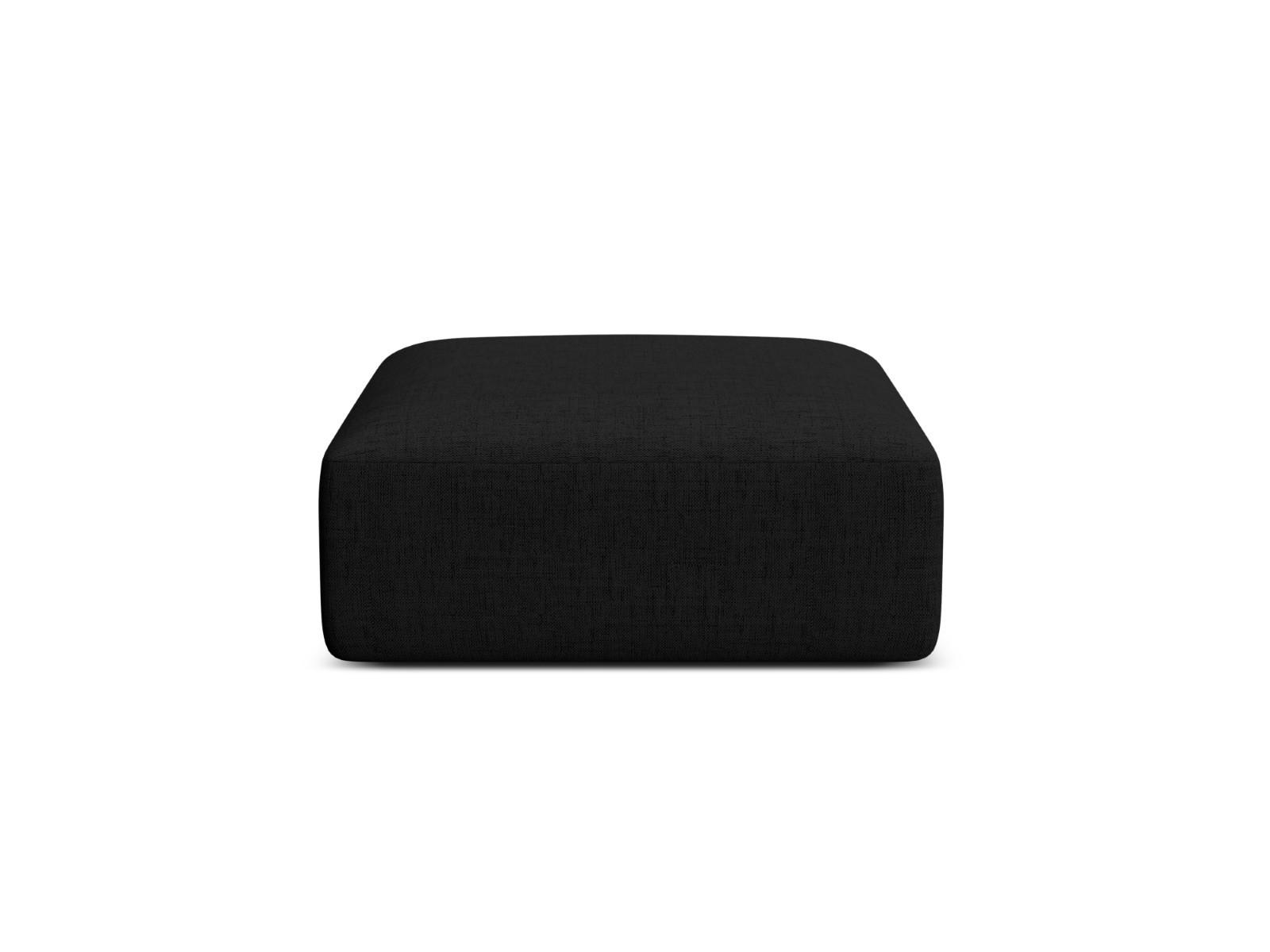Cosmopolitan Design Pouf Schwarz 90x40x90 cm
