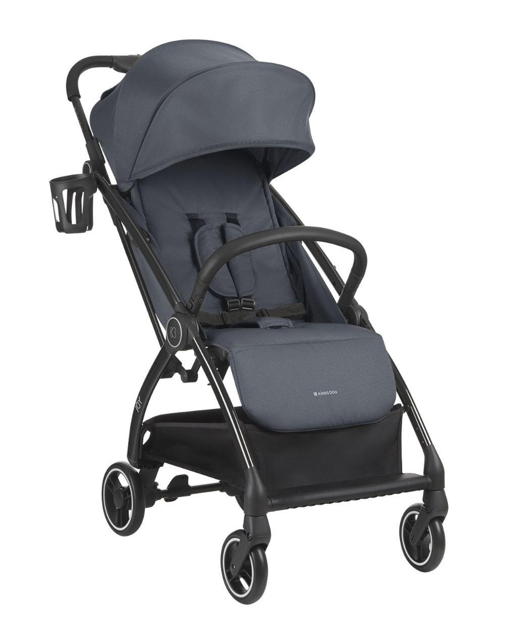 BUGGY Joy dunkelgrau bis 22 kg, Rückenlehne verstellbar, faltbar - Grau, Metall (68/46/105cm) - Kikka boo