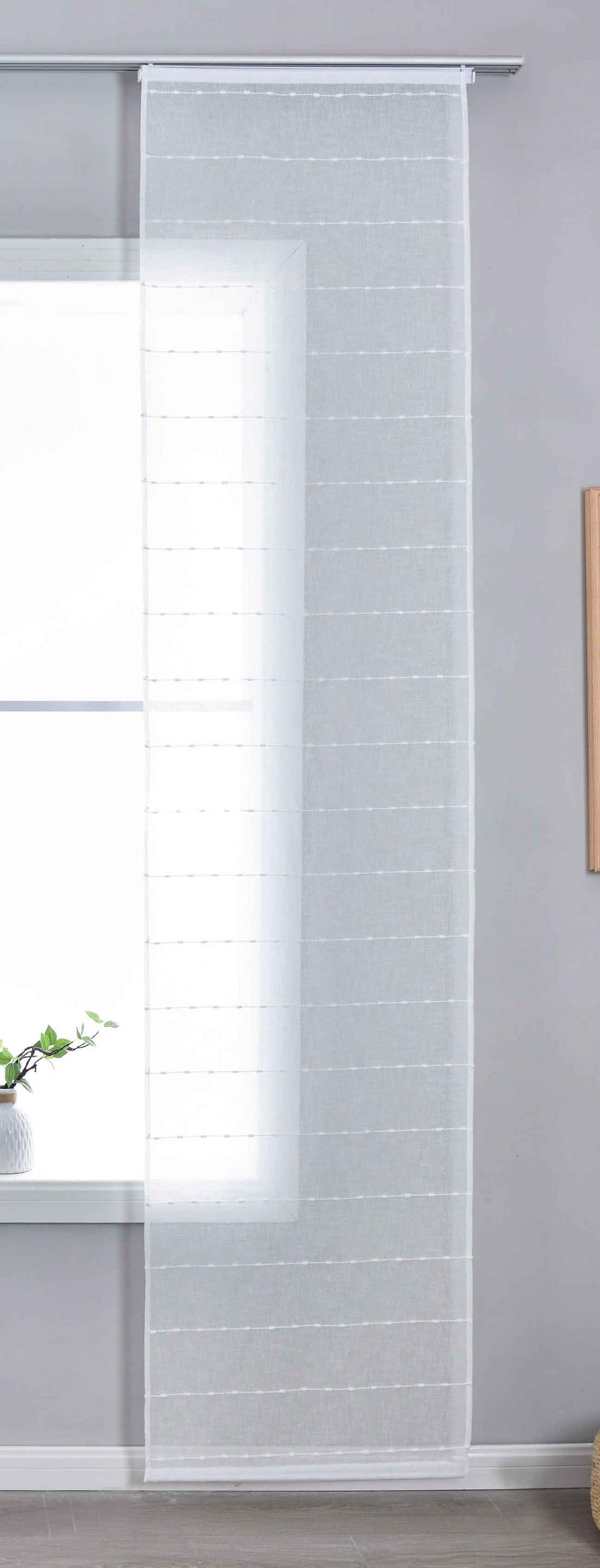 FLÄCHENVORHANG »Kassel« HxB 245x60 cm Natur - Naturfarben, Textil (60/245cm) - Gardinenbox