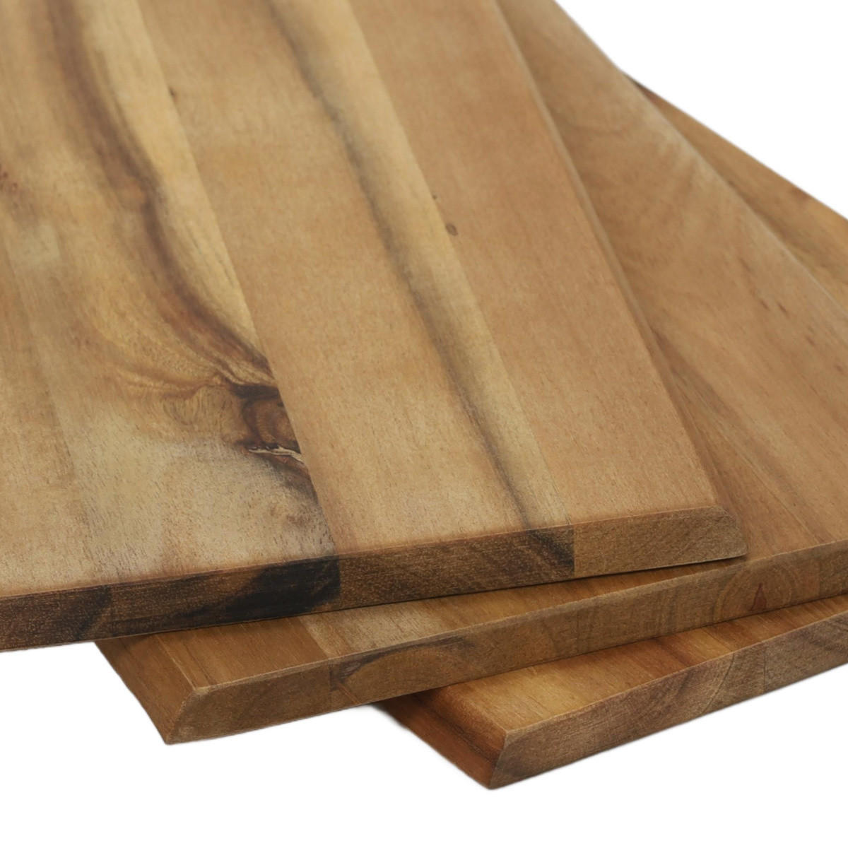 SERVIERBRETTER 3er-Set 23/15/3 cm - Braun, Holz (15/23cm) - Kesper
