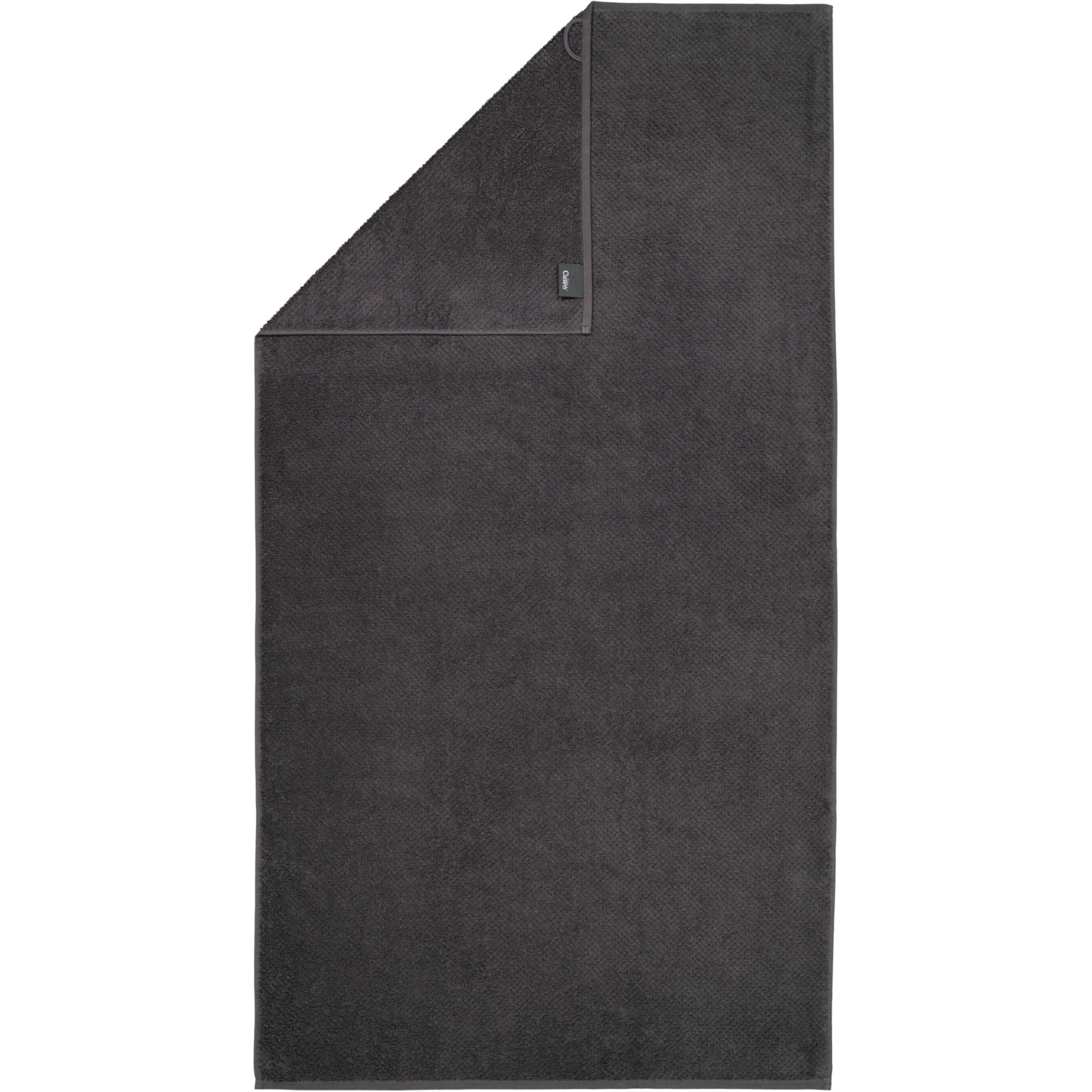 DUSCHTUCH PURE 6500 BASALT - 740 - Grau, Textil (80/150cm) - Cawoe