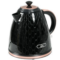 WASSERKOCHER,IN Schwarz,19.5/24.2/23.4 cm - Schwarz, Kunststoff (19.5/23.4/24.2cm)