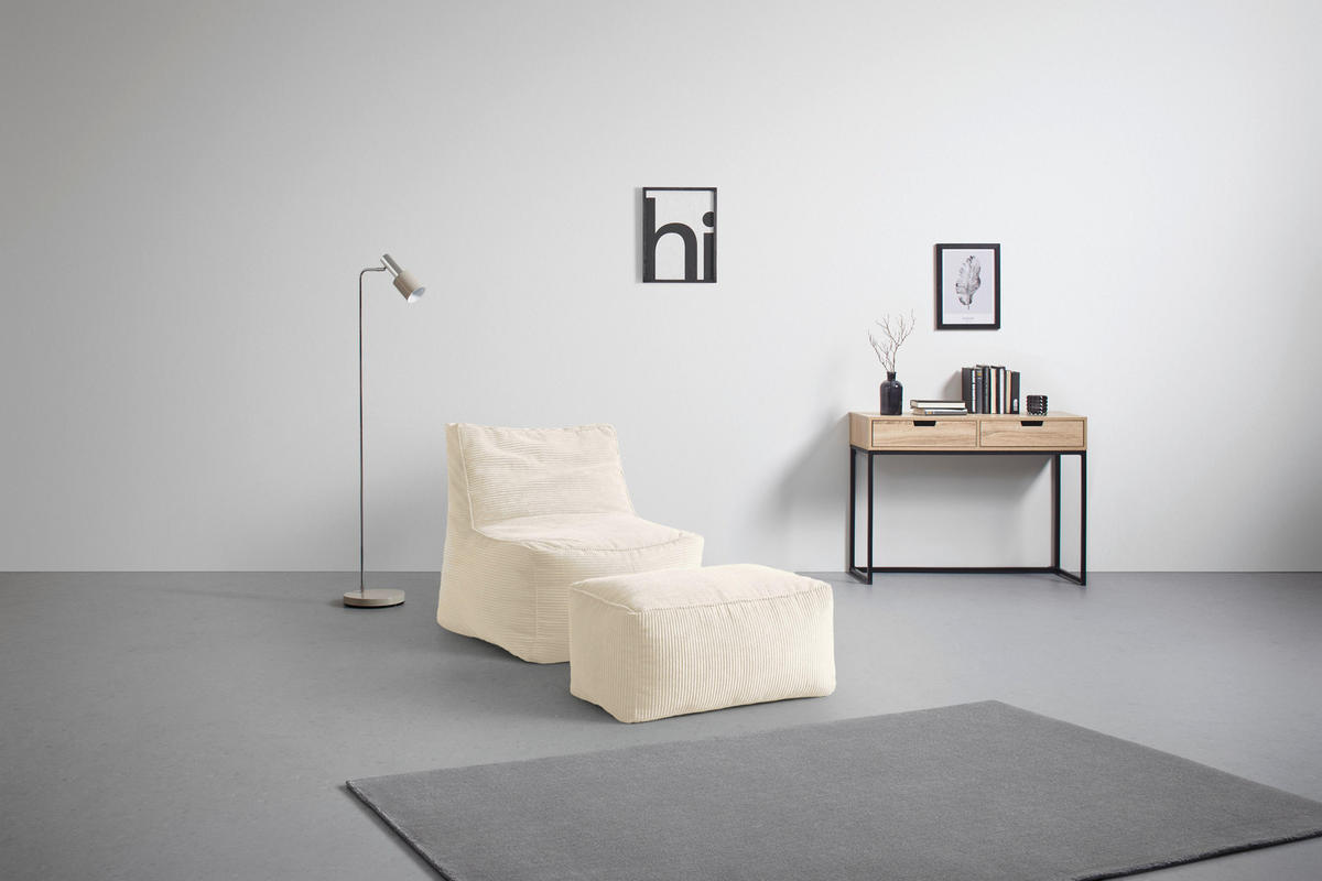 SITZSACK Caroline Beige - Beige, Textil (75/84/88cm) - Mömax