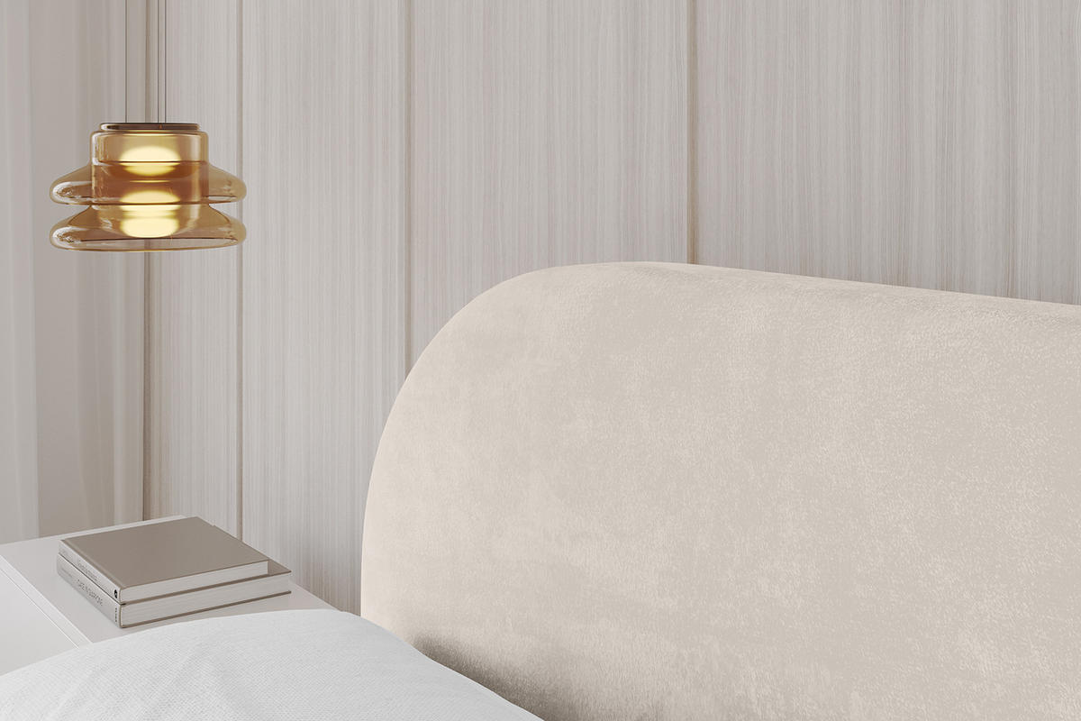 POLSTERBETT mit Bettkasten und Lattenrost, Bett mit Matratze H3/H4 - TIVON-V1 180x200 Beige - Beige, Holzwerkstoff/Textil (180/200cm) - ALTDECOR