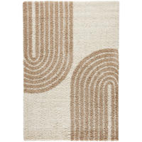 TEPPICH shaggy Beige Olympe 80x140 cm - Beige, Textil (80/140cm) - Nazar Rugs