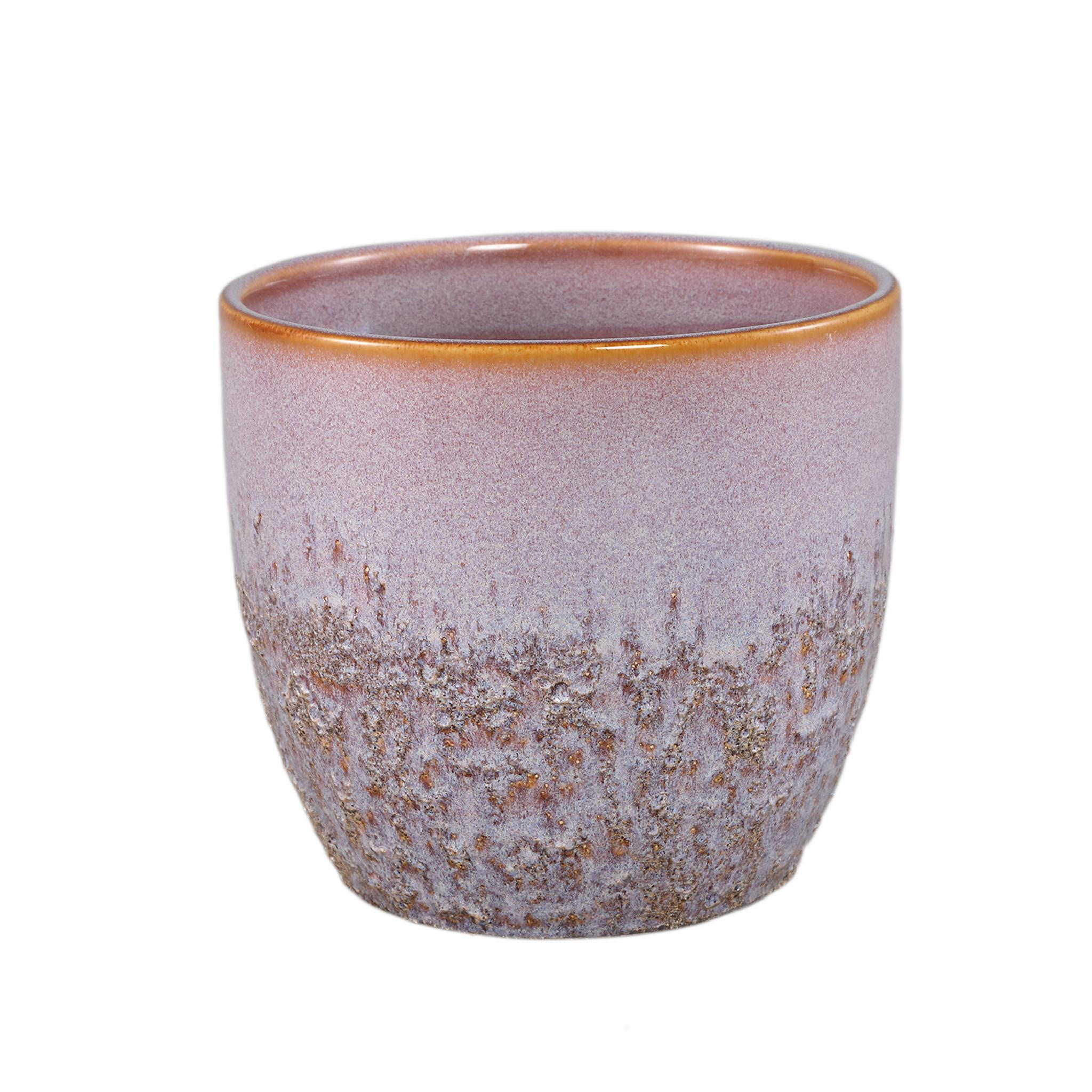 TOPF Harper Rosa 17/17/15.5cm - Pink, Keramik (15.5cm) - PTMD Collection