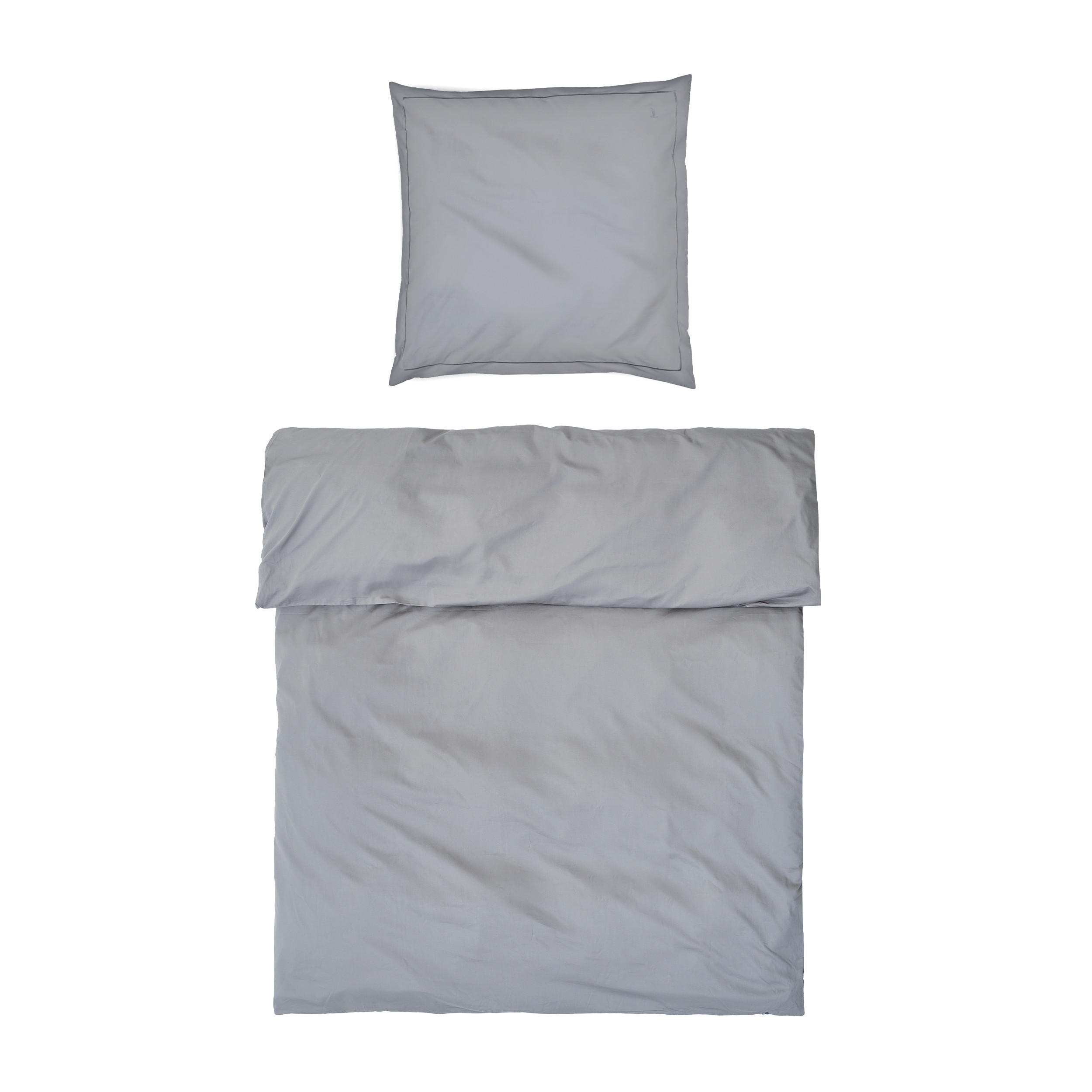 BETTWÄSCHE LUXURY - Grau, Textil (135/200cm) - MÖVE