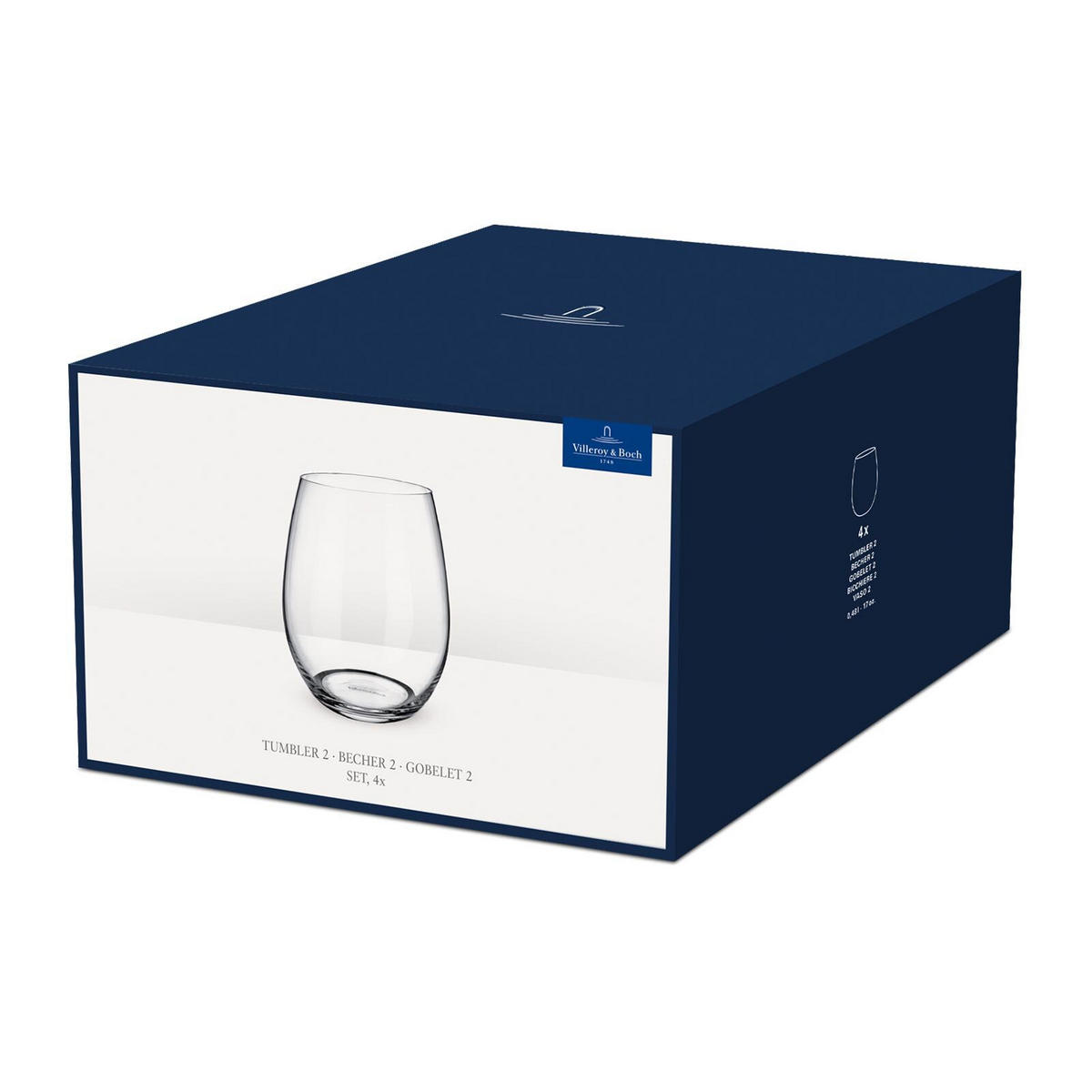 WASSERGLÄSER Entrée transparent 480 ml 4er Set - Transparent, Glas (0.48L) - Villeroy & Boch