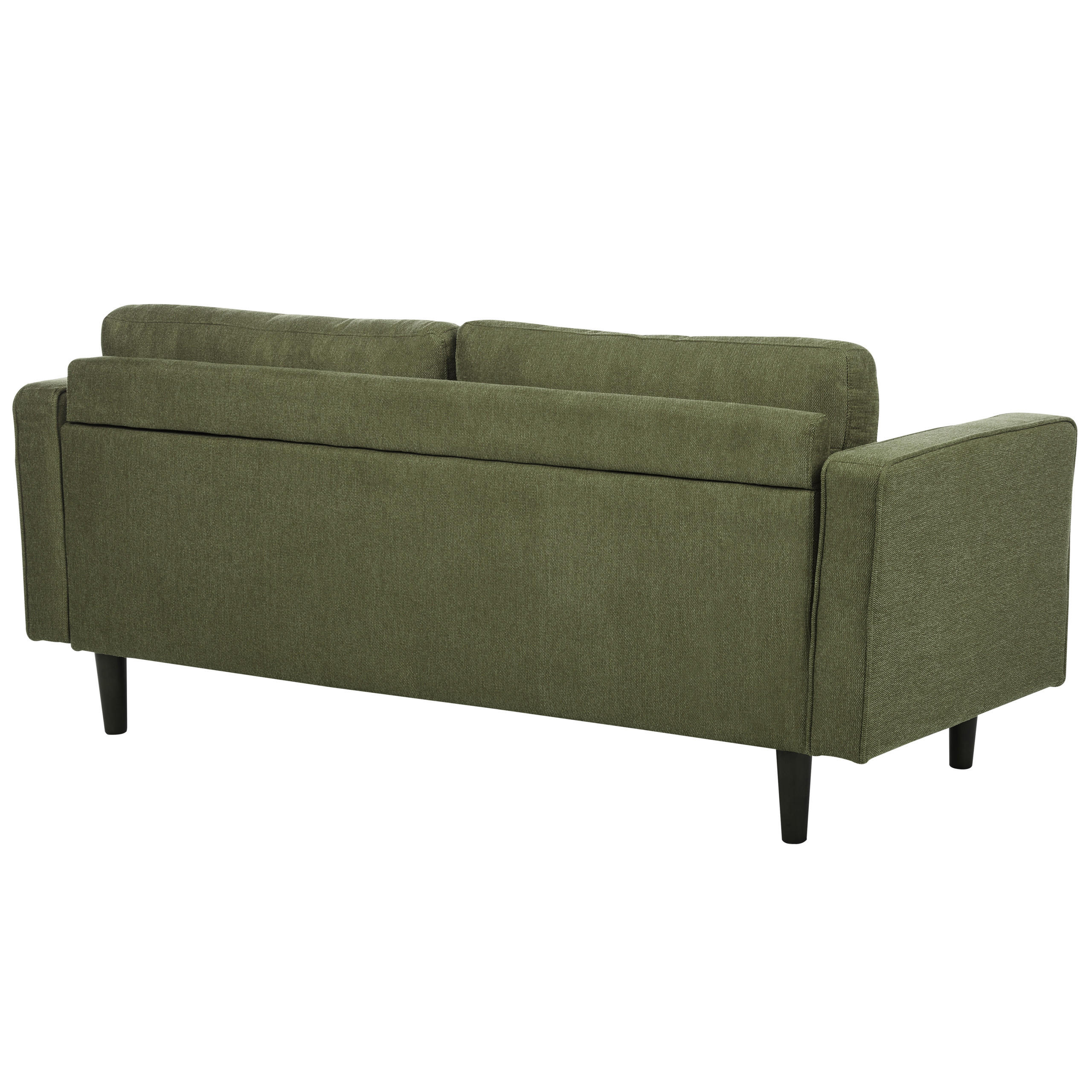 Beliani Sofa-Set Grün, Dunkelbraun 77x77x174 cm
