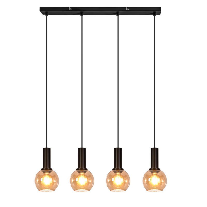 PENDELLEUCHTE 13/55/145cm - Schwarz, Metall (55/13/145cm) - Nettlife