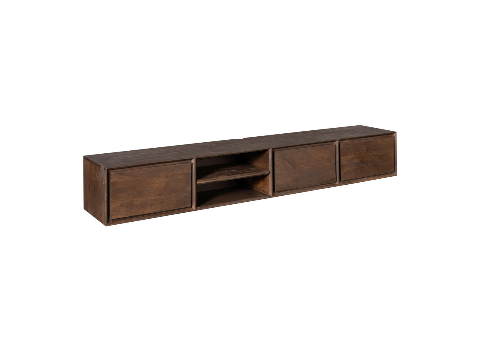 LOWBOARD Amoria Mangoholz 200 cm / 35 cm Braun - Braun, Holz (200/30/35cm) - Villa Möbel