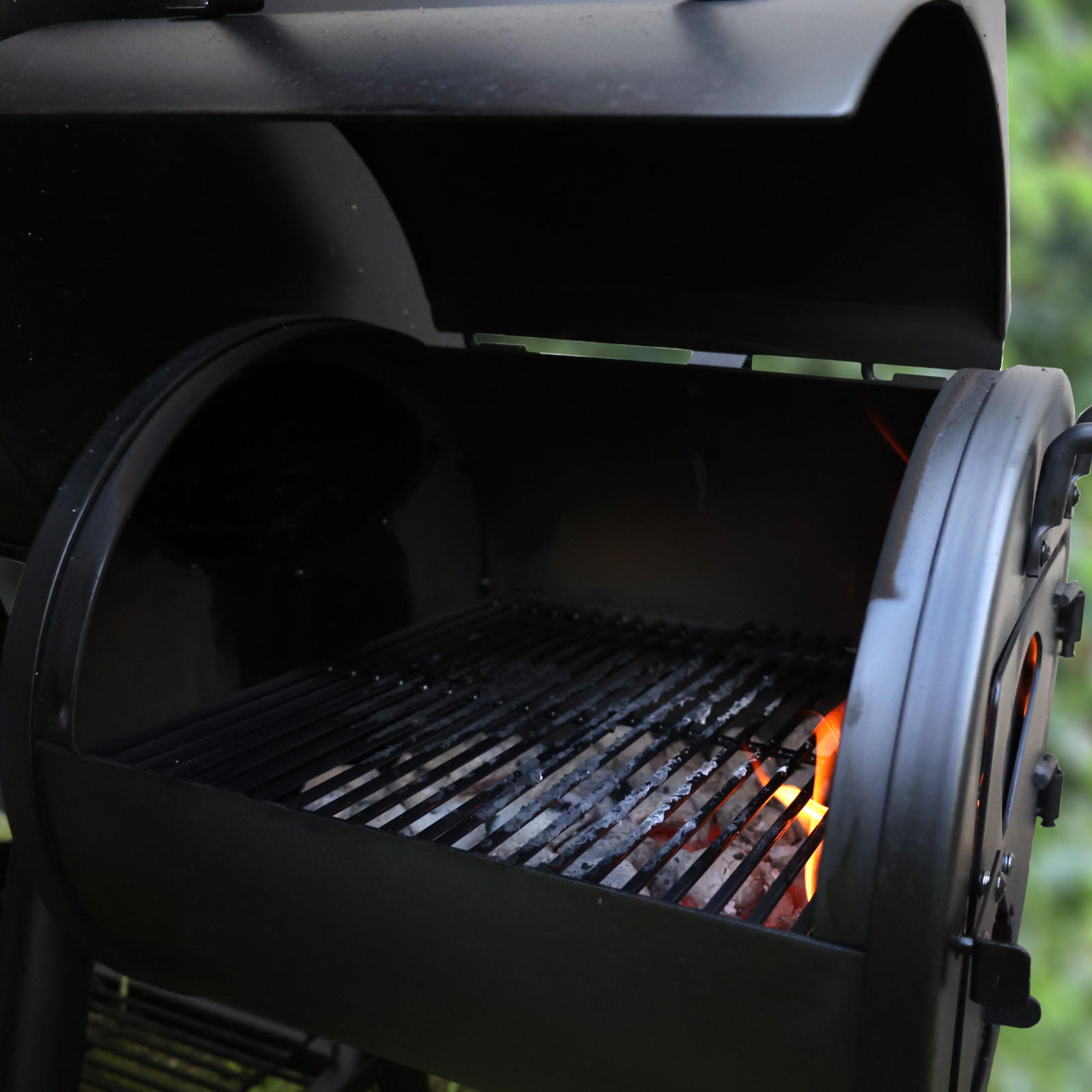 SMOKER YUMA - Schwarz, Metall (170/145/80cm) - TAINO