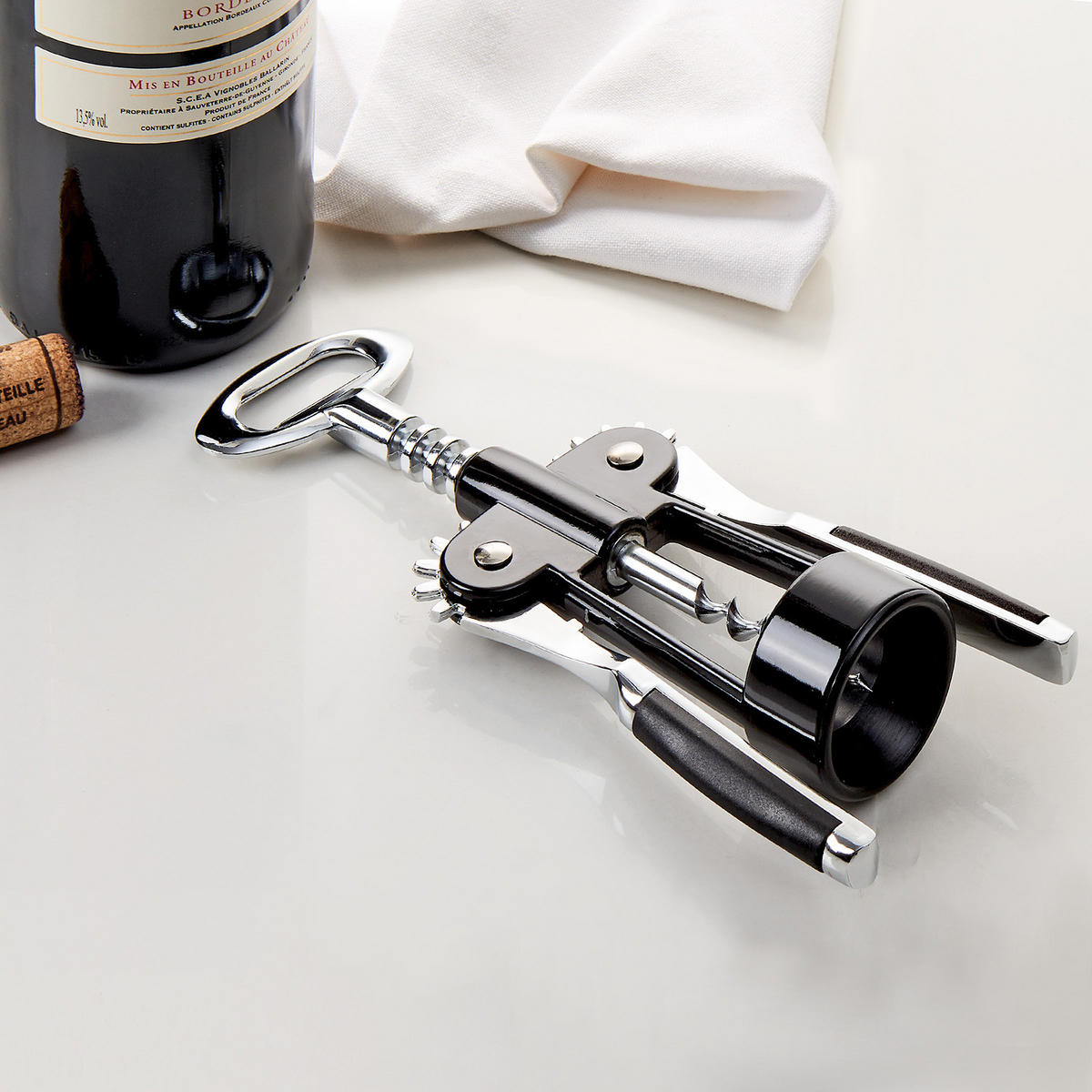 KORKENZIEHER Jack O'Wine - Schwarz, Metall (21cm) - Butlers