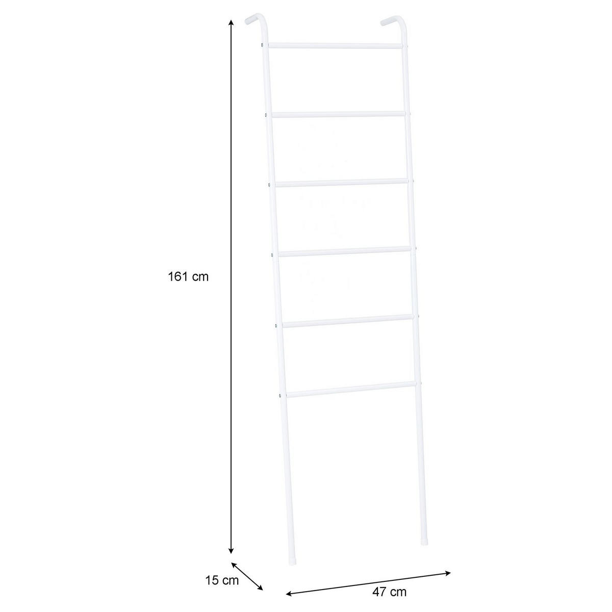HANDTUCHHALTER MORBIO weiß - Weiß, Metall (47/160/15cm) - IDIMEX