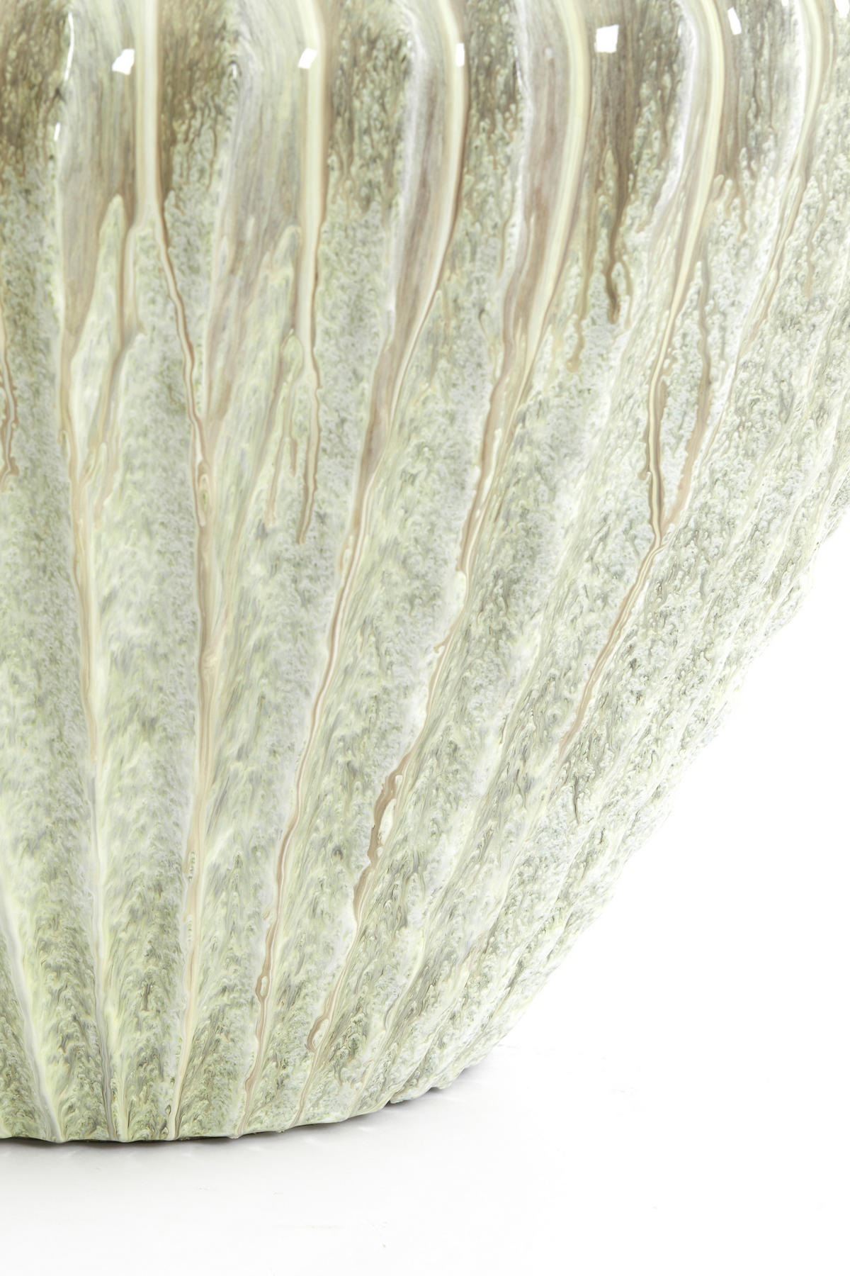 VAZE Cacti Grün 55/55/45 cm - Grün, Stein (45cm) - Light & Living