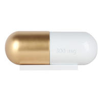 SKULPTUR Gold 32/13 cm - Goldfarben, Stein (1.4/13/12cm) - KUNSTLOFT