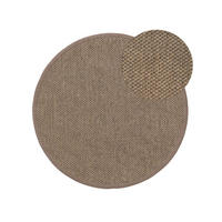 SISALTEPPICH Greta Grau ø 250 cm rund - Grau, Textil (250/250cm) - benuta Pure