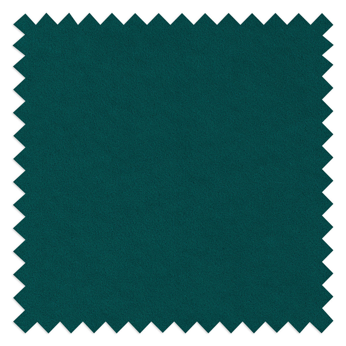 HOCKERBANK - Samt - Petrol, Birkenholz/Textil (124/43/69cm) - home24