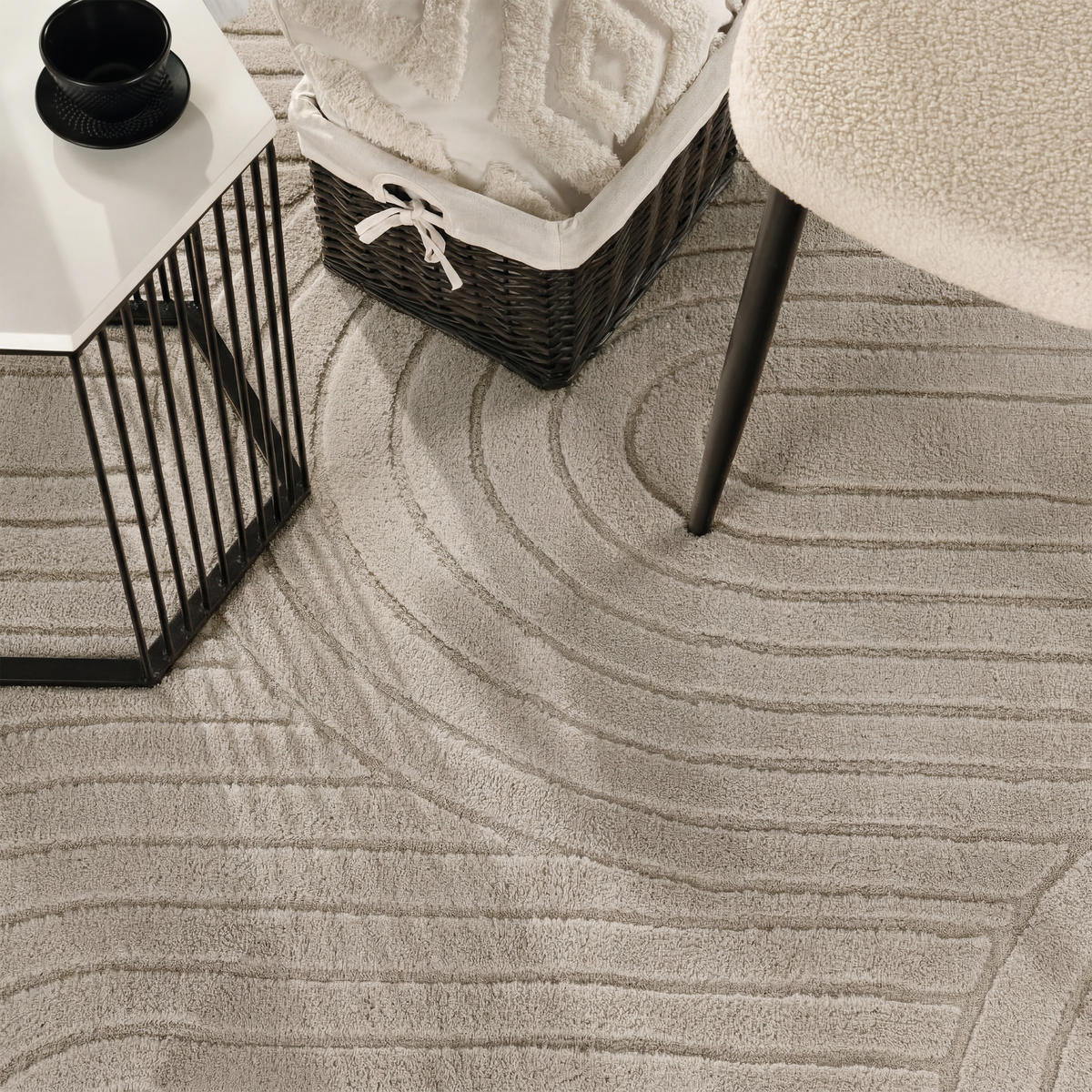 HOCHFLORTEPPICH 240/340 cm Tokio 471 - Beige, Textil (240/340cm) - Paco Home