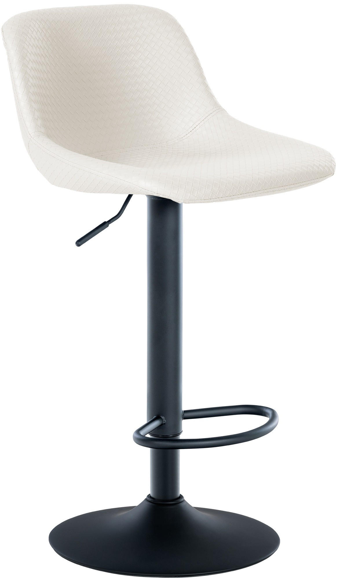 BARHOCKER Loft 79-103x43x49 cm creme - Creme, Metall (43/79/49cm) - furnicato