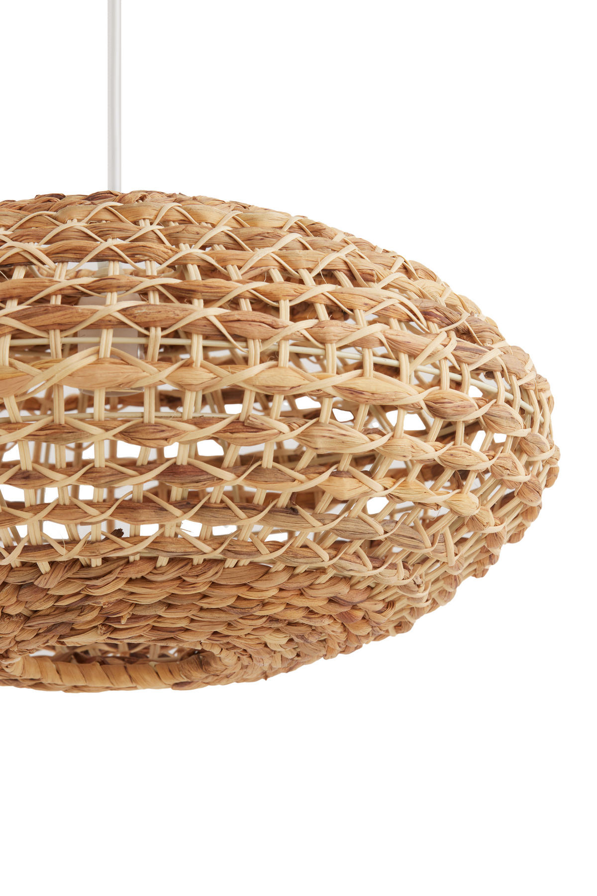 HÄNGELAMPE Tripoli Braun Ø50/23,5 cm - Braun, Holz (50/50/23.5cm) - Light & Living