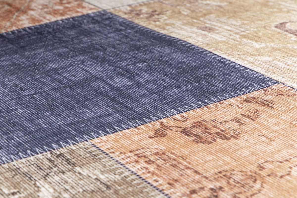 TEPPICH mit englischer Nahtverarbeitung mehrfarbig - Multicolor, Textil (120/170cm) - AFK Living