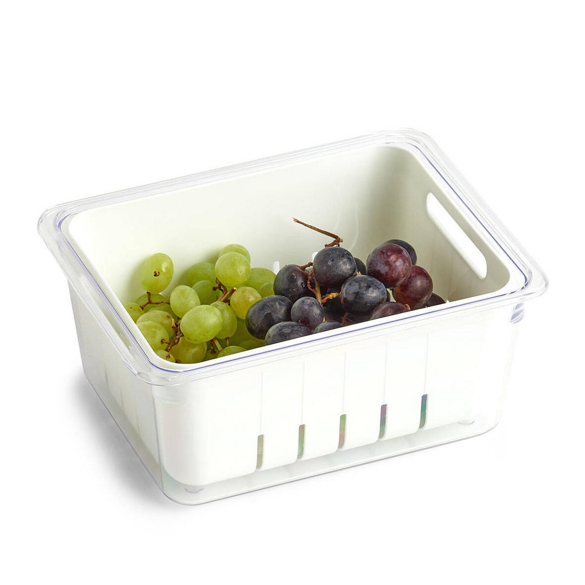 KÜHLSCHRANK-ORGANIZER 22,5/17,5/10 cm - Weiß, Kunststoff (17.5/10/22.5cm)